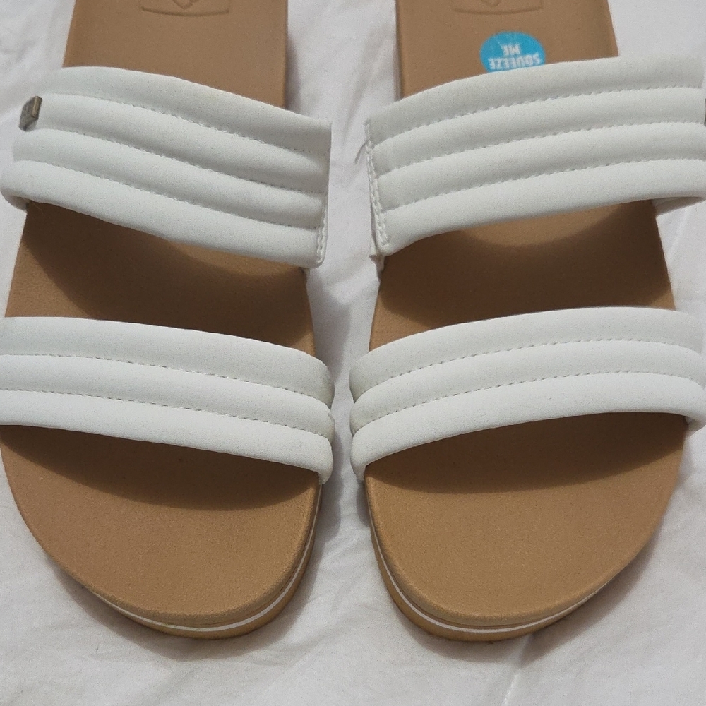 Reef Women's Kaia 2 Bar Platform Slide Sandals - Picture 4 of 10